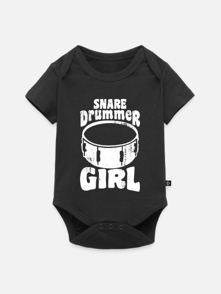 Trommler Mädchen - Baby Premium Kurzarmbody - Schwarz