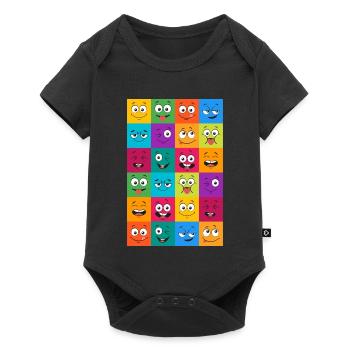 Motivation - Baby Premium short-sleeve bodysuit - black - Front