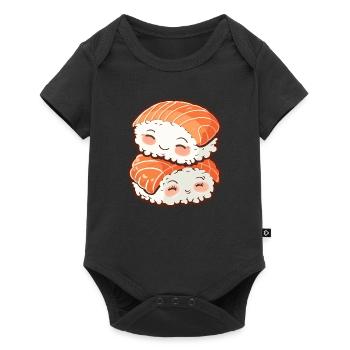 Sushi cuddle, kawaii sushi - Baby Premium short-sleeve bodysuit - black - Front