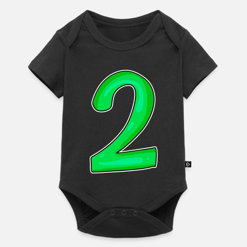 2 - Body à manches courtes Premium Bébé - noir