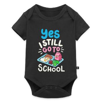 Schule Cafeteria-Crew - Baby Premium Kurzarmbody - Schwarz - Vorne