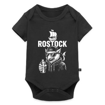Rostock Streetsoul - Body à manches courtes Premium Bébé - noir - Devant