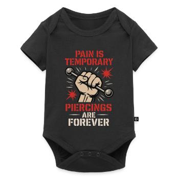 Piercing Addict Body Mod Enthusiast - Baby Premium short-sleeve bodysuit - black - Front