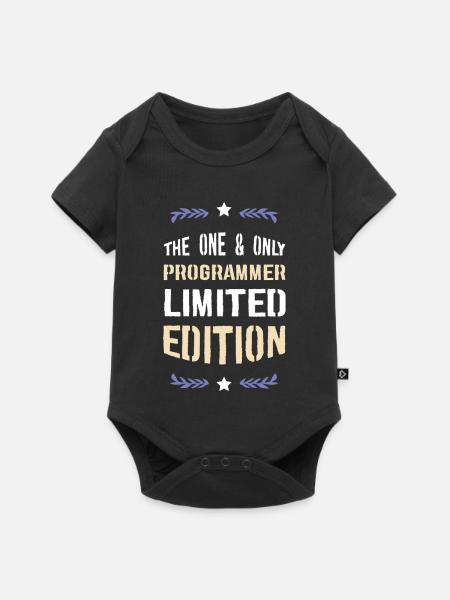 The One and Only Programmer Limited Edition - Baby Premium Kurzarmbody - Schwarz