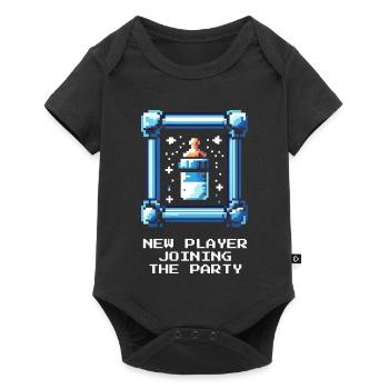 New player joins | Baby Announcement - Baby Premium short-sleeve bodysuit - black - Front