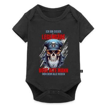 I'm this Legendary Evil Old Man - Baby Premium short-sleeve bodysuit - black - Front