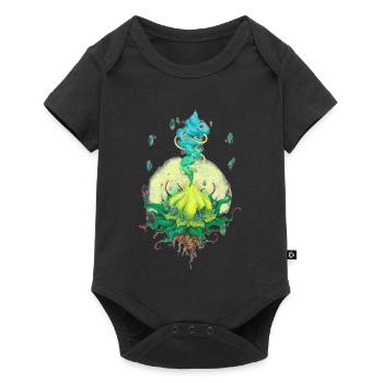 06. Heilerseele - Baby Premium Kurzarmbody - Schwarz - Vorne