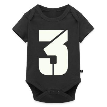 3 - Body à manches courtes Premium Bébé - noir - Devant