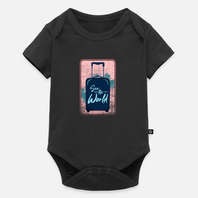Voyage - Body à manches courtes Premium Bébé - noir