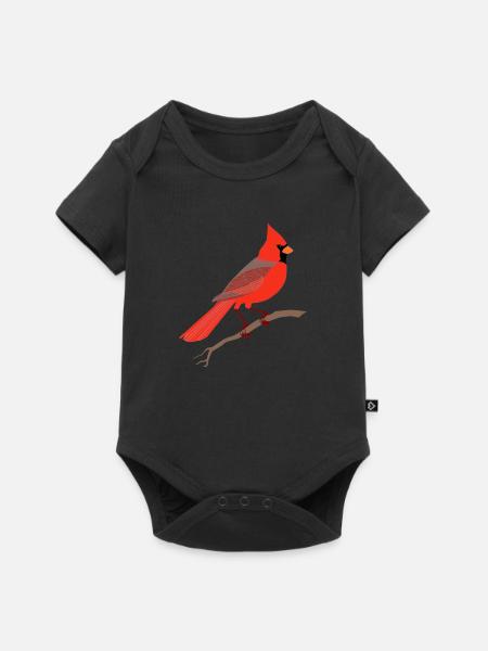 Cardinal - Baby Premium short-sleeve bodysuit - black