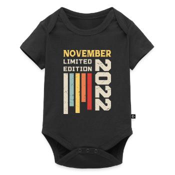 November 2022 Birthday Gift - November 2022 - Baby Premium short-sleeve bodysuit - black - Front