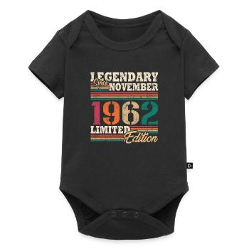Légendaire novembre 1962 édition limitée - Body à manches courtes Premium Bébé - noir - Devant