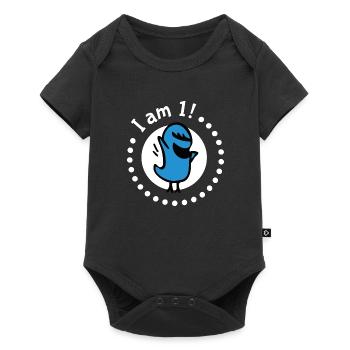 Je suis un - Premier anniversaire - Body à manches courtes Premium Bébé - noir - Devant