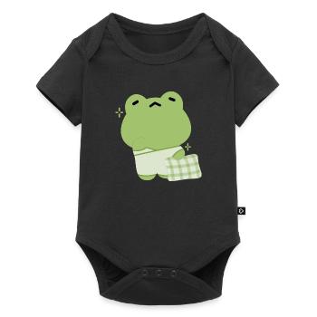 Sleepy Frog - Baby Premium short-sleeve bodysuit - black - Front
