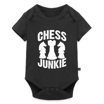 Chess Junkie Gift Chess Sport Chess Master - Baby Premium short-sleeve bodysuit - black - Front