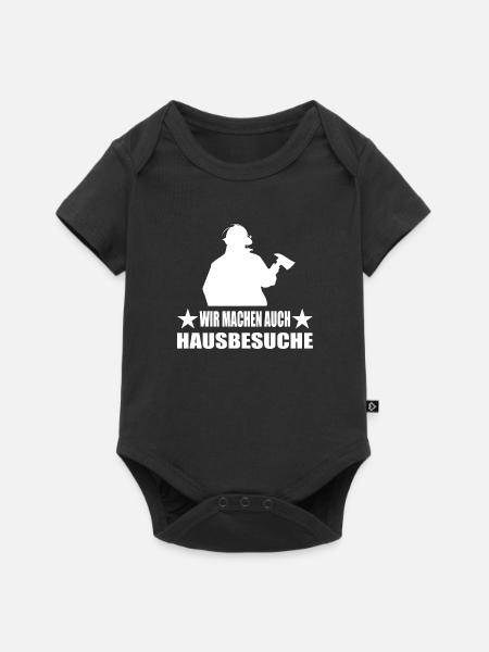 Feuerwehr - Baby Premium Kurzarmbody - Schwarz