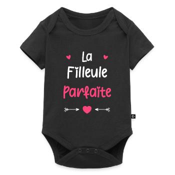 Parfaite Filleule - Body à manches courtes Premium Bébé - noir - Devant