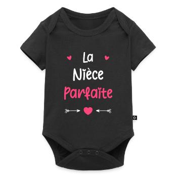 Parfaite Nièce - Body à manches courtes Premium Bébé - noir - Devant