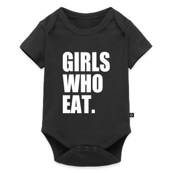 Girls who eat - Baby Premium short-sleeve bodysuit - black - Front