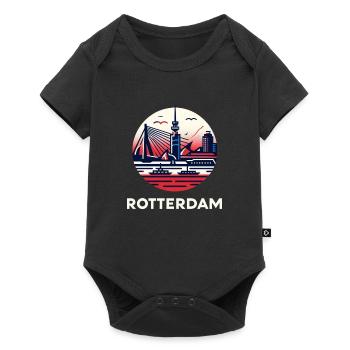 Emblem of Rotterdam - Baby Premium short-sleeve bodysuit - black - Front