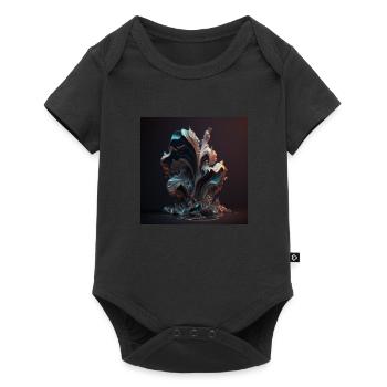 Abstract Digital Art n°15 - Baby Premium short-sleeve bodysuit - black - Front