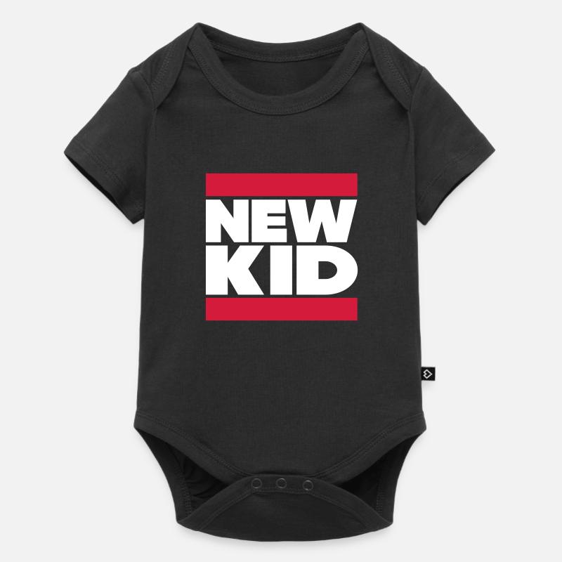 New Kid in Dubstep Regardez - Body à manches courtes Premium Bébé - noir