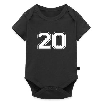 20 - Baby Premium short-sleeve bodysuit - black - Front