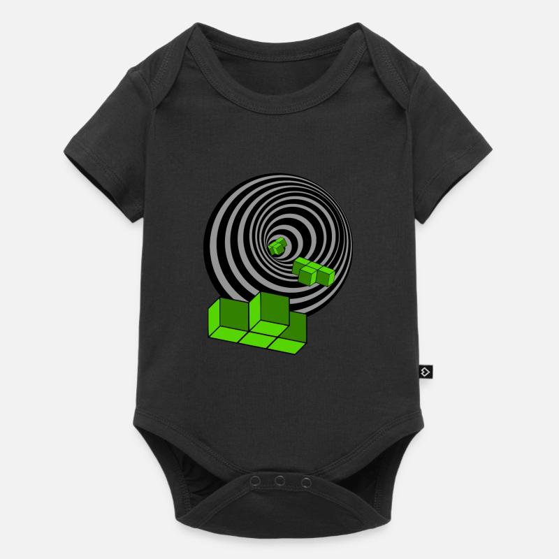 Briques - Body à manches courtes Premium Bébé - noir