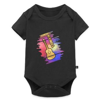 Cyril - Baby Premium short-sleeve bodysuit - black - Front