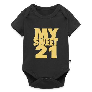 Sweet 21 - Baby Premium short-sleeve bodysuit - black - Front