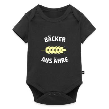 Bäcker aus Ähre - Baby Premium Kurzarmbody - Schwarz - Vorne