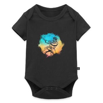 Karaté - Body à manches courtes Premium Bébé - noir - Devant