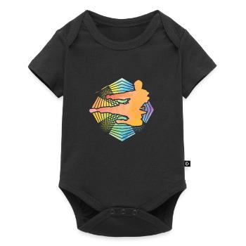 Karaté - Body à manches courtes Premium Bébé - noir - Devant