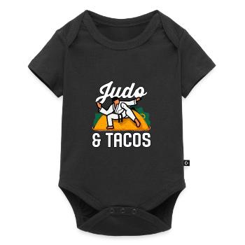 Judo and Tacos - Baby Premium short-sleeve bodysuit - black - Front