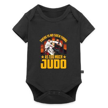 Zu viel Judo gibt es nicht - Baby Premium Kurzarmbody - Schwarz - Vorne