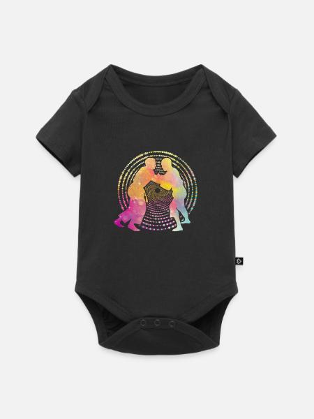 Judo - Baby Premium Kurzarmbody - Schwarz