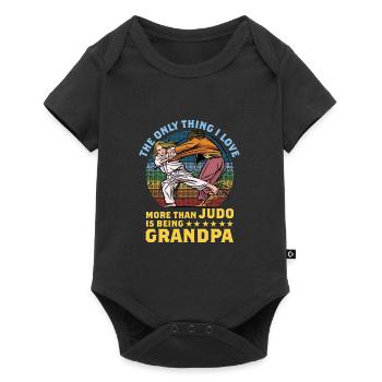The only thing I love more than Judo is being - Baby Premium short-sleeve bodysuit - black - Front
