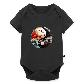 Yin Yang - Body à manches courtes Premium Bébé - noir - Devant