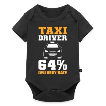 Lustiger Taxifahrer - Baby Premium Kurzarmbody - Schwarz - Vorne