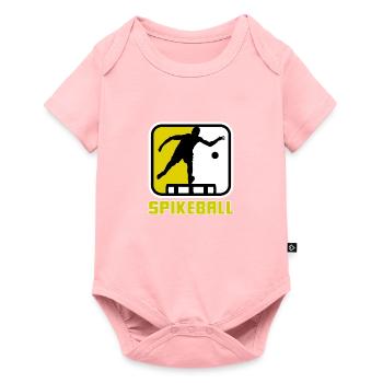Roundnet Spike Ball Spikeball Fun - Body à manches courtes Premium Bébé - rose - Devant