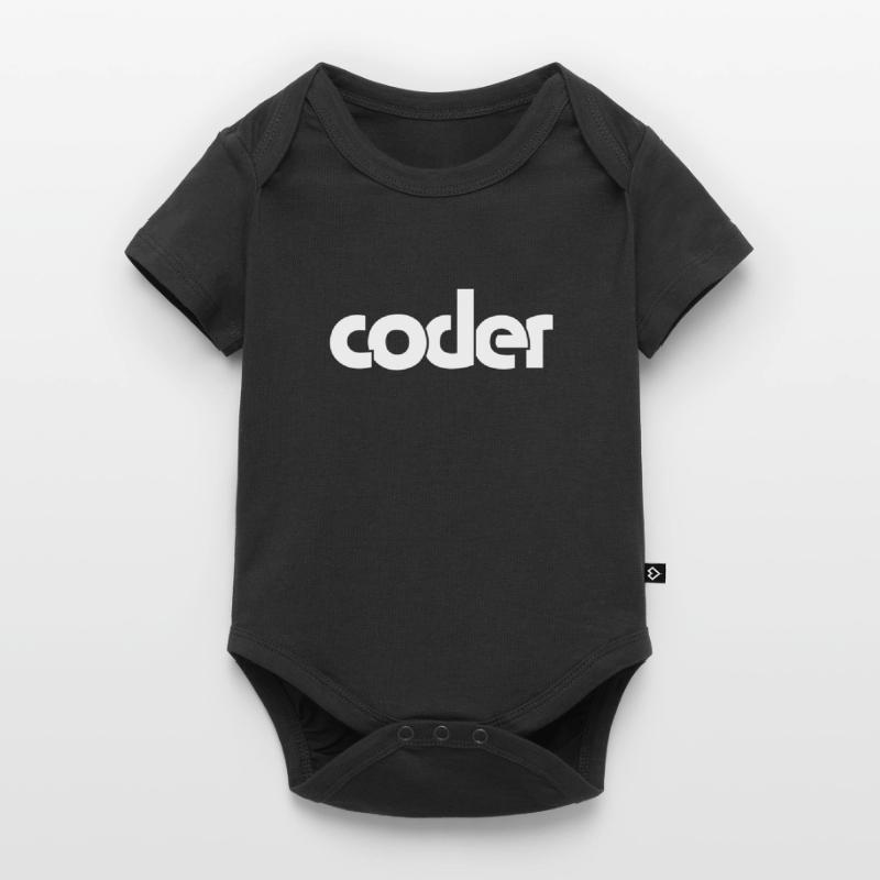Coder Baby Premium short-sleeve bodysuit