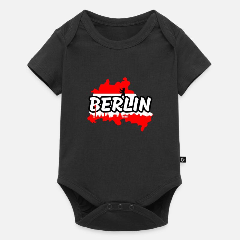 Berlin - Body à manches courtes Premium Bébé - noir