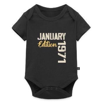 Birthday gift born in January 1971 - 1971 - Baby Premium short-sleeve bodysuit - black - Front