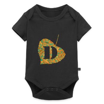 Sheet E 95 D - Baby Premium short-sleeve bodysuit - black - Front