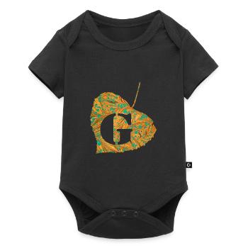 Sheet E 95 g - Baby Premium short-sleeve bodysuit - black - Front