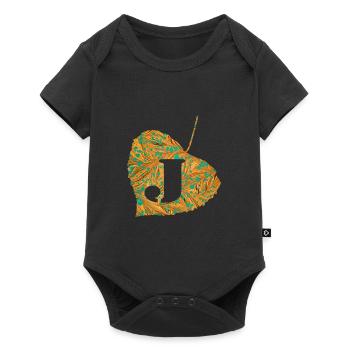 Sheet E 95 J - Baby Premium short-sleeve bodysuit - black - Front
