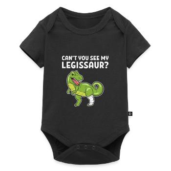 Broken leg - Baby Premium short-sleeve bodysuit - black - Front