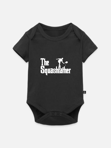 Squash Squash player - Baby Premium Kurzarmbody - Schwarz