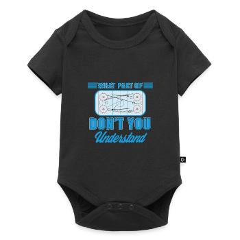 Quelle partie de - Hockey - vous ne comprenez pas - Body à manches courtes Premium Bébé - noir - Devant
