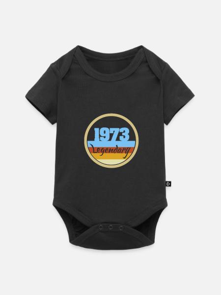 Legendary 1973 - Baby Premium Kurzarmbody - Schwarz